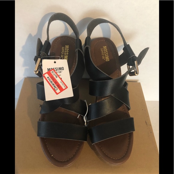 MOSSIMO BLACK WEDGES LAST ONE ☝️ - Picture 3 of 8